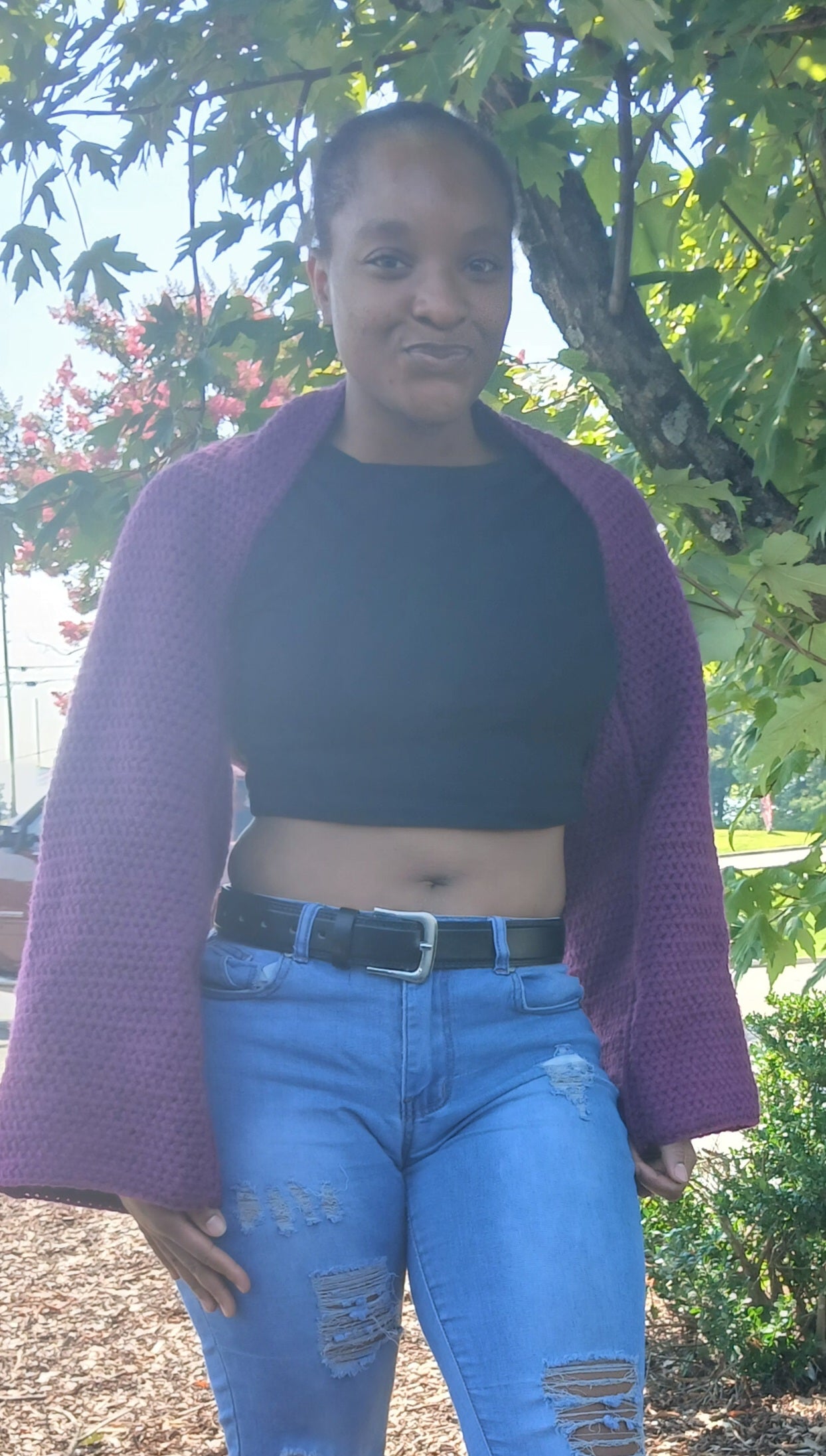 Crochet Sleeve Shawl
